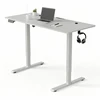 Juskys Aukščio reguliuojamas stalas Homestar Office Stand 140x60 cm baltas