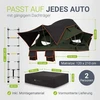 Juskys Automobilio stogo palapinė Lago 120x210 cm juoda/alyvuogių žalia