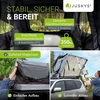 Juskys Automobilio stogo palapinė Lago 120x210 cm juoda/pilka