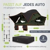 Juskys Automobilio stogo palapinė Lago 120x210 cm juoda/alyvuogių žalia