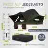 Juskys Automobilio stogo palapinė Lago 123x218x113 cm juoda/pilka