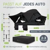 Juskys Automobilio stogo palapinė Lago 140x240 cm juoda