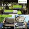 Juskys Automobilio stogo palapinė Lago 140x240 cm juoda/khaki