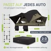 Juskys Automobilio stogo palapinė Lago 140x240 cm juoda/khaki