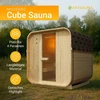 Juskys Barrel pirtis Nolvik L 120x128x194 cm natūrali