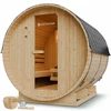 Juskys Barrel pirtis Spitzbergen 220 cm 8 kW kaitintuvas eglės mediena