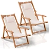 Juskys Gultai Tavira 2 vnt. 110x60x110 cm kreminės spalvos