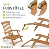 Juskys Gultas Evia su pakoja 196x54x95 cm natūralus