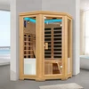 Juskys Infraraudonųjų spindulių kabina Aalborg 120x120 cm Hemloko mediena