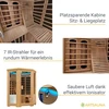 Juskys Infraraudonųjų spindulių kabina Aalborg 120x120 cm Hemloko mediena
