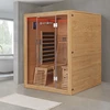 Juskys Infraraudonųjų spindulių kabina Helsinki 150 150x150x190 cm Hemloko mediena