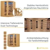 Juskys Infraraudonųjų spindulių kabina Nyborg E150V 150x150x190 cm maumedžio mediena