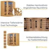 Juskys Infraraudonųjų spindulių kabina Nyborg E150V 150x150x190 cm Hemloko mediena