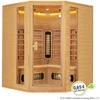 Juskys Infraraudonųjų spindulių kabina Nyborg E150V 150x150x190 cm Hemloko mediena