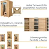 Juskys Infraraudonųjų spindulių kabina Oslo 120x100 cm Hemlokmedžio mediena
