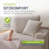 Juskys Kampinė sofa Coredo 250x56x155 cm Taupe korduro audinys