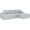 Juskys Kampinė sofa Coredo 250x56x155 cm šviesiai pilka dešinė ottoman dalis