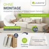 Juskys Kampinė sofa Homestar Coredo su dešiniuoju otomanu, kreminė