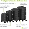 Kelioninis Juskys Kietosios dangos lagaminų rinkinys Rom 4 vnt antracito spalvos