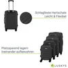 Kelioninis Juskys Kietosios dangos lagaminų rinkinys Rom 4 vnt antracito spalvos