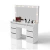 Juskys Komedonas Lilia su LED 108x41x140 cm baltas