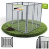 Juskys Komposteris 450 L 80x80x70 cm sidabrinis