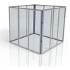Juskys Komposteris 450 L 80x80x70 cm sidabrinis