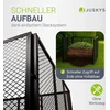 Juskys Komposteris 450L 80x80x70 cm juodas
