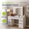 Juskys Kosmetinis staliukas Homestar Talea 110x40x141 cm baltas