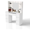 Juskys Komedonas Homestar Malia 107x40x140 cm baltas