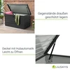 Juskys Laikymo dėžė Limani 120x53x63 cm antracito spalvos metalas