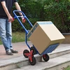 Juskys Laiptais lipantis vežimėlis maišams, max 100 kg, 115 cm, mėlynas/raudonas