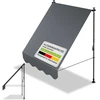Juskys Markizė Clamp Kapstadt 150x120 cm Pilka