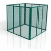 Juskys Metalo kompostavimo dėžė 450L 80x80x70 cm tamsiai žalias