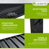 Juskys Pergola Tahiti 3x3x2.4 m antracito spalvos