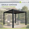 Juskys Pergola Tahiti 3x3x2.4 m antracito spalvos