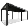 Juskys Pergola Tahiti 3x5.9x2.4 m antracito spalvos