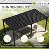 Juskys Pergola Tahiti 3x5.9x2.4 m antracito spalvos