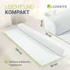 Juskys Pripučiamas lovos turėklas Louana 180x18x16 cm baltas