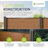 Juskys Privatumo tvora Rinkinys 9 skydai 170x2x180 cm Tikas 10 stulpų