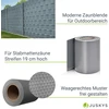 Juskys Privatumo tvoros juostos 4 vnt. 35 m x 19 cm šviesiai pilkos spalvos