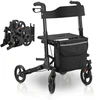 Juskys Rollator Vital 63x68x80-94 cm juodas/pilkas