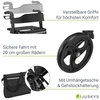 Juskys Rollator Vital 63x68x80-94 cm juodas/pilkas