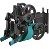 Juskys Rollator Vital 63x68x80 cm Petrol Aliuminis
