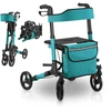 Juskys Rollator Vital 63x68x80 cm Petrol Aliuminis