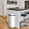 Juskys Šiukšlių dėžė 40x29x58 cm Balta Jutiklis