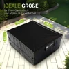 Juskys Sodo baldų uždangalas CoverSafe Pro 240x190x80 cm juodas