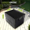 Juskys Sodo baldų uždangalas CoverSafe Pro 120x90x75 cm juodas