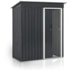 Juskys Sodo namelis 164x88x182 cm Pilkas metalas