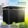 Juskys Sodo namelis Luzern L 196x254x220 cm antracito spalvos